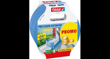 tesa Professional Outdoor 56214-00000-03 Schilderstape Blauw (l x b) 50 m x 25 mm 2 stuk(s)