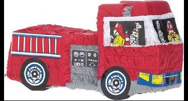 "Piñata brandweerauto  - Feestdecoratievoorwerp - One size"