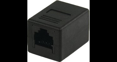 CAT5 Netwerk Adapter RJ45 (8/8) Female - RJ45 (8/8) Female Zwart