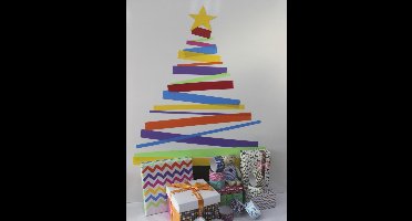 Deco Tape Uni Kleur 6 Kleuren 24 Stuks