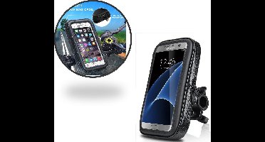 Telefoonhouder Fiets Waterdicht - GSM Houder Fiets - Smartphone Houder Fiets voor alle Telefoons tot 5 inch