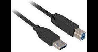 Sharkoon USB 3.0 A Male naar USB 3.0 B Male - 5 m