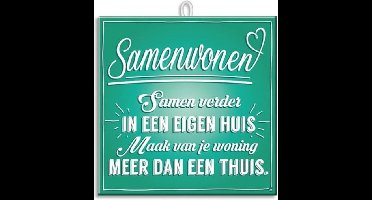 Paperdreams Slogan tegel - samenwonen