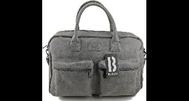 Beagles Omhang Hand & Schoudertas Western Bag School Werk Universiteit Grijs