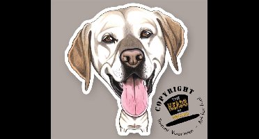 Magneet Hond Labrador Retriever Blond