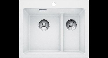 Blanco Pleon 6 Split 521693 opbouw spoelbak - wit