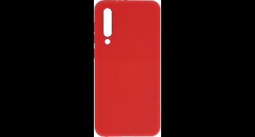 Shop4 - Geschikt voor Xiaomi Mi 9 SE Hoesje - Zachte Back Case Mat Rood