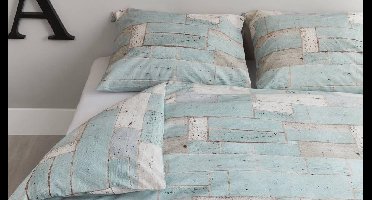 AHWM Place Dekbedovertrek - Lits-jumeaux - 260x200/220 cm - Blue Green