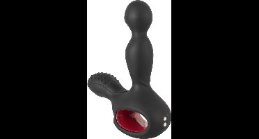You2Toys – Siliconen Prostaat Plug met Verschillende Vibratie en Perineum Stimulator Inclusief Afstandsbediening – 14.5 cm – Zwart