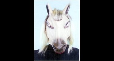 Witbaard - Masker - Paard - Lichtbruin