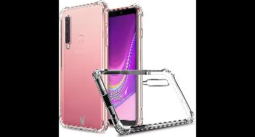 Hoesje geschikt voor Samsung Galaxy A7 2018 Hoesje Transparant - Shock Proof Siliconen Case
