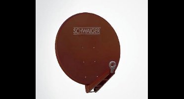 Schwaiger SPI085PR Satellietschotel 85 cm Reflectormateriaal: Aluminium Steenrood