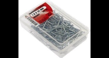 Deltafix spijkers 2,0 x 40 mm - verzinkt - verloren kop - 200 gram