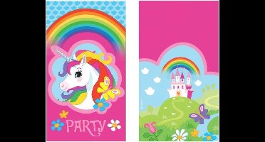 Amscan Uitnodigingen Eenhoorn 8 Stuks