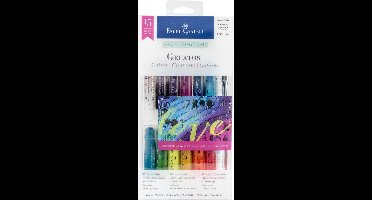 Faber Castell -  Iridecents Gelatos - 15stuks