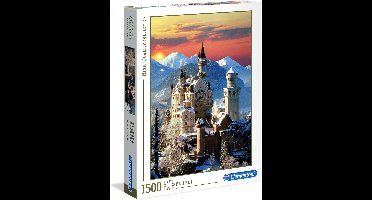 Clementoni - Puzzel - 1500 Stukjes - Neuschwanstein - Puzzel Voor Volwassenen - High Quality Collection