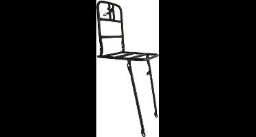 Voordrager transport aluminium 26 inch mat zwart balhoofdmontage - ZWART