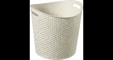 Curver My style Opbergmand - 30 l - Kunststof - Rond - Vintage wit