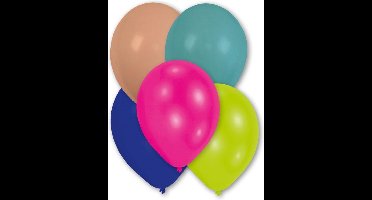 10 Latex ballonnen assorti 27,5 cm