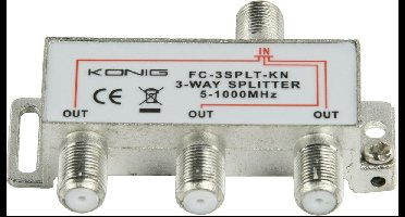 König FC-3SPLT-KN 3-weg Tv F-splitter