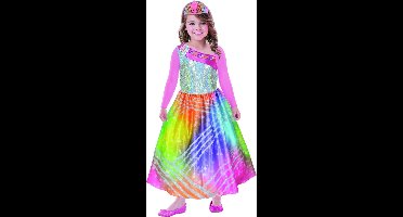 Barbie Verkleedjurk Rainbow Magic Met Tiara Maat 104