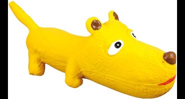 Flamingo Latex Hond Oscar - Hondenspeelgoed - 27.9 cm - Roze