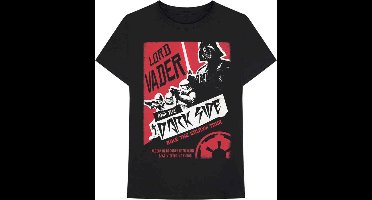 Disney Star Wars - Darth Rock Two Heren T-shirt - S - Zwart