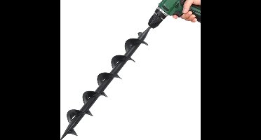 vidaXL Grondboorbit 75x600 mm staal