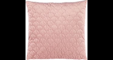 Dutch Decor KARLIJN - Sierkussen pruim 45x45 cm - roze - Inclusief binnenkussen