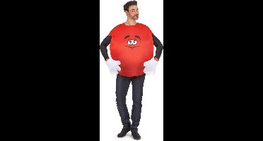 Rood snoep kostuum voor volwassenen  - Verkleedkleding - One size