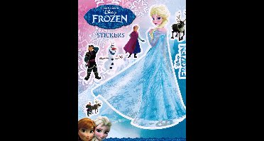 Stickervel Disney Frozen Herbruikbare Raamstikkers - Anna - Elsa - Hans - Olaf