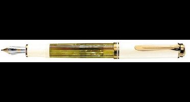 Pelikan Souverän M400 - Vulpen - Medium penpunt - Schildpadbruin/Wit