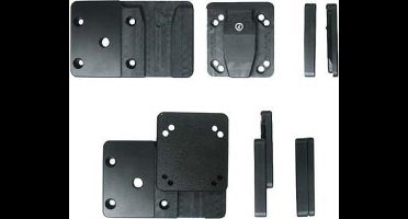 Brodit clip "rechts" met 4 gaten