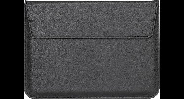 Shop4 - Geschikt voor MacBook Pro Retina 15-inch (2013-2015) Hoes - Sleeve met Stand Lychee Zwart