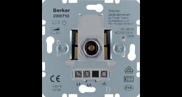 Berker Tronic Draaidimmer - 286710 - 20 tot 360 watt - Fase afsnijding