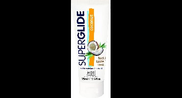 Hot-Hot Superglide Lubr Wb Coconut 75Ml-Glijmiddel