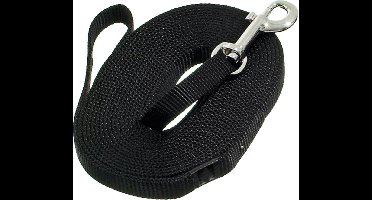 Karlie Lijn Track Sportief Plus - 20 mm x 10 m - Zwart