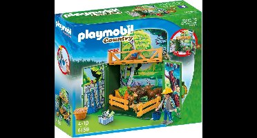 Speelbox "Leven in het bos" / Coffre "Enclos des animaux de la forêt avec soigneur"