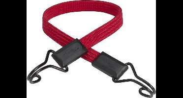 MasterLock Platte Snelbinder - Dubbele haak - 60 cm x 18 mm - Rood - 3224EURDAT