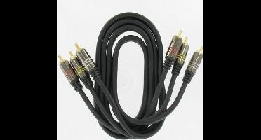 Kopp audio-videokabel tulp 1,5m