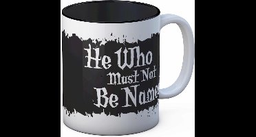 Harry Potter: He who must not be named - White and Black Mug