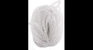 Decoratie tube neon wit Ã˜16 mm per 2,5 meter in zakje