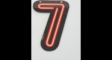 Neon Cijfer 7 24cm