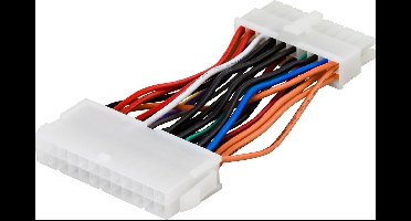DELTACO SSI-52, Intern ATX (24-pin) ATX (20-pin) Multi kleuren electriciteitssnoer, 10cm