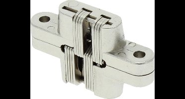 Starx scharnier onzichtbaar - nikkel - 13 X 60 mm - 8711332196218