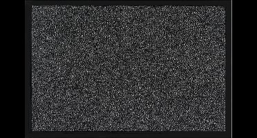 MD Entree - Deurmat - Shannon - Antraciet - Vloerkleed - Met antislip - Wasbaar- Vocht absorberend - Hoge dichtheid 600gr/m2 - 120 x 180 cm