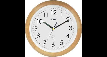 Wandklok met houten rand