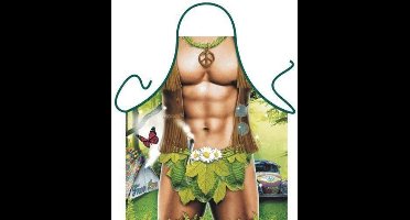Benza Schort Hippy Man - Sexy/Leuke/Grappige/Mooie Keukenschort