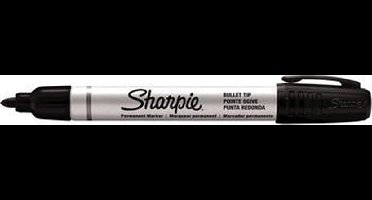 VILTSTIFT SHARPIE METAL BARREL ROND SMAL ZWART