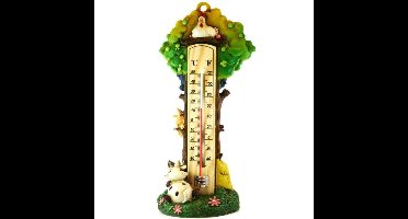 Paolo - Chiari - Thermometer - binnenshuis - kip en koe